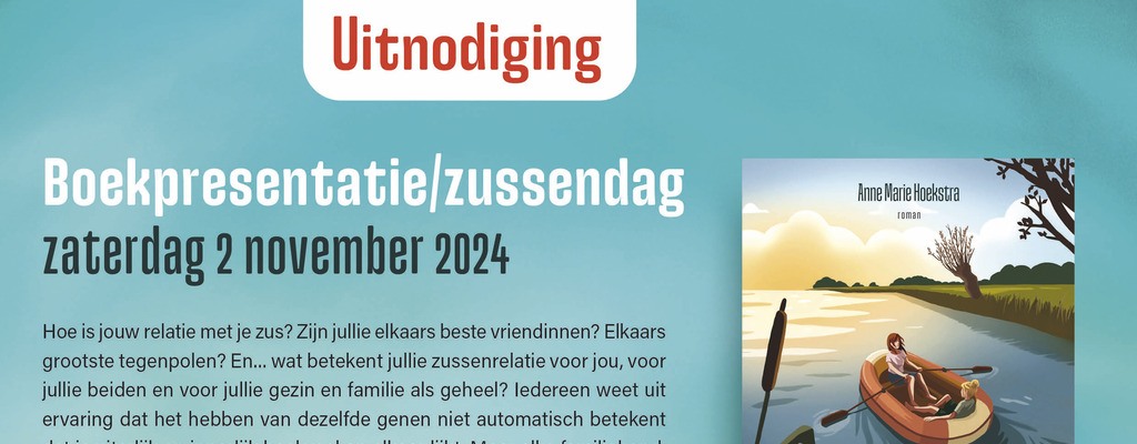 Uitnodiging zussenmiddag 2 november 2024